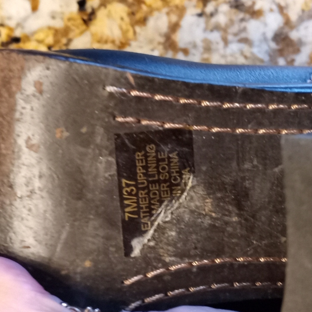 ❤🎄 Lucky Brand all leather size 7 black heeled boots - Picture 4 of 4